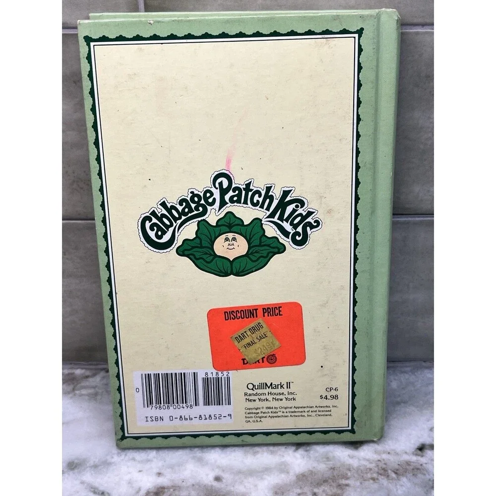 VINTAGE 1984 Cabbage Patch Kids Baby Sitter's Helper Book Unused Nostalgic